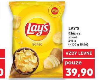 Kaufland Lay´s chipsy nabídka