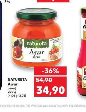 Kaufland Natureta ajvar nabídka