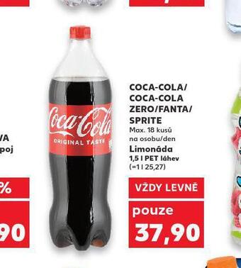 Kaufland Coca cola, fanta, sprite nabídka