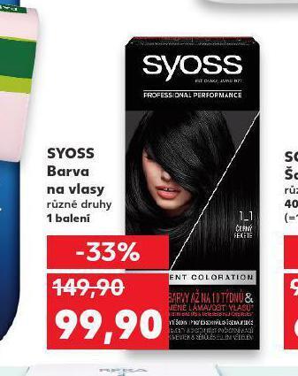 Kaufland Syoss barva na vlasy nabídka