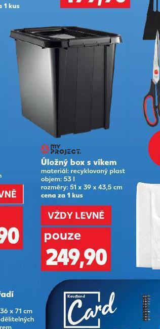 Kaufland Úložný box s víkem nabídka
