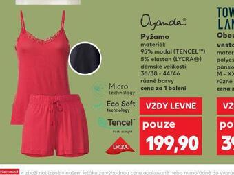 Kaufland Pyžamo nabídka