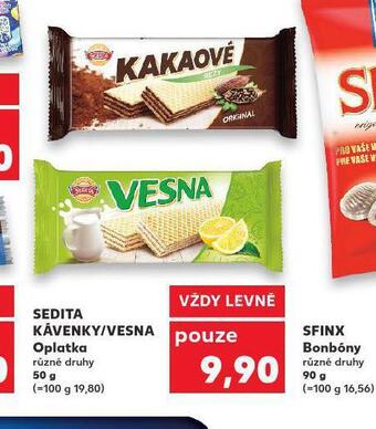 Kaufland Sedita kávenky / vesna nabídka