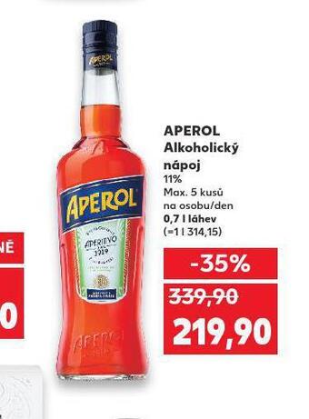 Kaufland Aperol nabídka