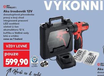 Kaufland Aku šroubovák nabídka