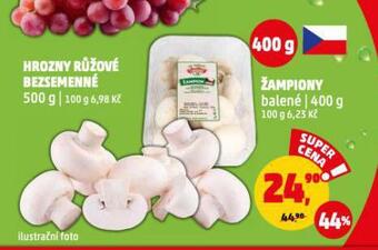 Penny Market Žampiony nabídka