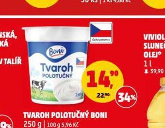 Penny Market Tvaroh polotučný nabídka