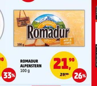 Penny Market Romadur alpenstern nabídka
