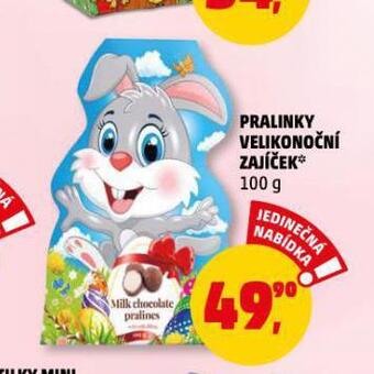 Penny Market Pralinky velikonoční zajíček nabídka