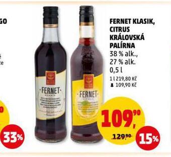 Penny Market Fernet citrus nabídka