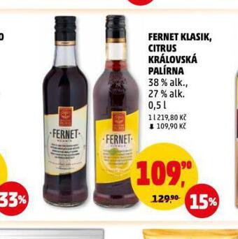 Penny Market Fernet klasik nabídka