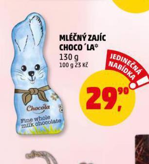 Mléčný zajíc choco'la