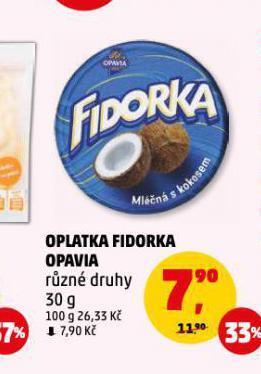 Penny Market Oplatka fidorka nabídka
