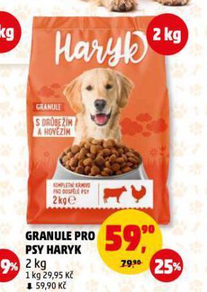 Penny Market Granule pro psy haryk nabídka