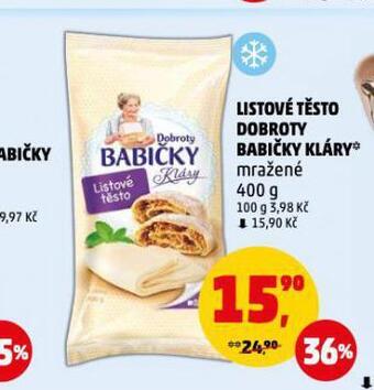 Penny Market Listové těsto nabídka