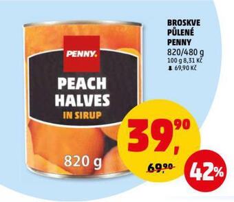 Penny Market Broskve nabídka