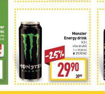 Billa Monster energy drink nabídka