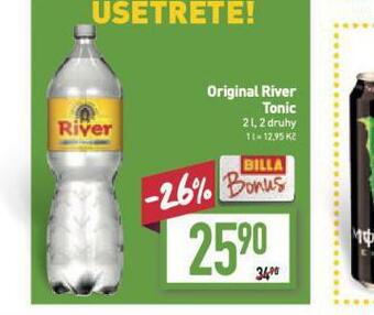 Billa Original river tonic nabídka