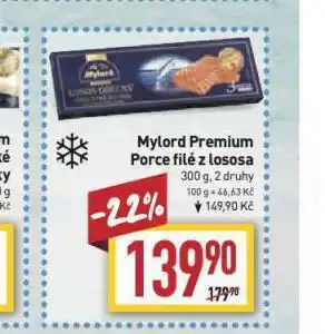 Billa Mylord premium porce filé z lososa nabídka