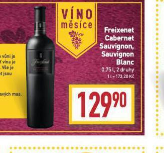 Billa Freixenet cabernet sauvignon nabídka