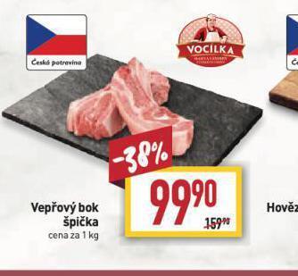 Billa Vepřový bok špička nabídka