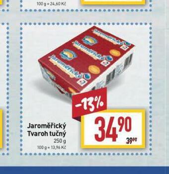 Billa Jaroměřický tvaroh tučný nabídka