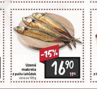 Billa Uzená makrela nabídka