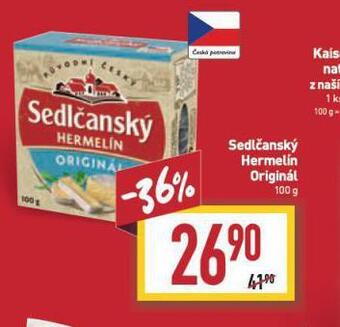 Billa Sedlčanský hermelín originál nabídka