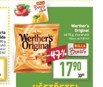 Billa Werther´s original nabídka