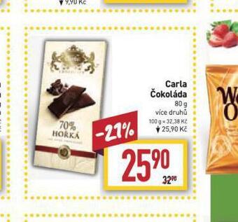 Billa Carla čokoláda nabídka