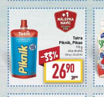 Billa Tatra piknik, pikao nabídka
