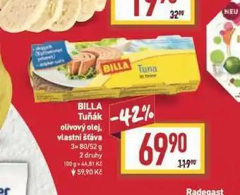 Billa Billa tuňák nabídka