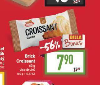 Billa Brick croissant nabídka