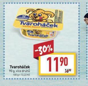 Billa Tvaroháček nabídka