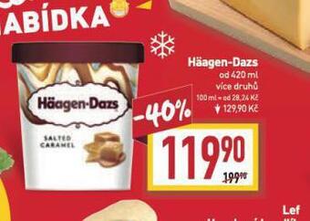 Billa Häagen dazs nabídka
