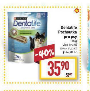 Billa Dentalife pochoutky pro psy nabídka