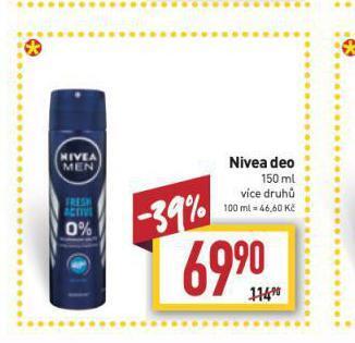 Billa Nivea deo nabídka