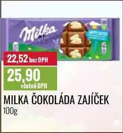 Ratio Milka čokoláda zajíček, 100 g nabídka