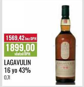 Ratio Lagavulin 16 yo 43%, 0,7 l nabídka