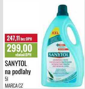 Ratio Sanytol na podlahy, 5 l nabídka