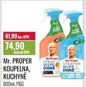 Ratio Mr. proper koupelna, kuchyně, 800 ml nabídka