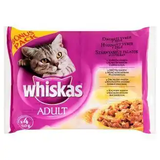 Ratio Whiskas kapsičky pro kočky, různé druhy (4x100g) nabídka