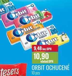Ratio Orbit ochucené, 10 pcs nabídka