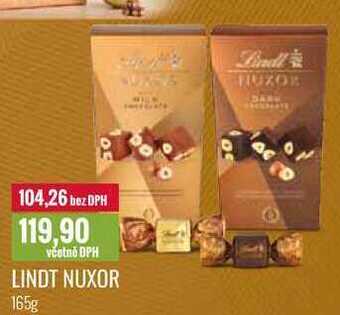 Ratio Lindt nuxor, 165 g nabídka