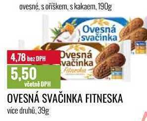 Ratio Ovesná svačinka fitneska, 39 g nabídka