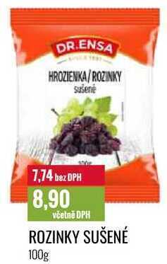Rozinky sušené, 100 g