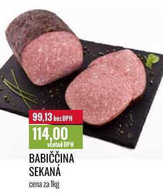 Ratio Babiččina sekaná, cena za 1 kg nabídka