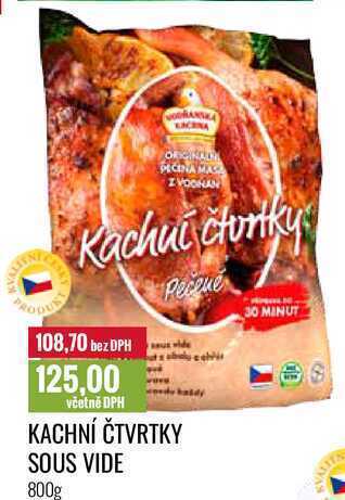 Ratio Kachní čtvrtky sous vide, 800 g nabídka