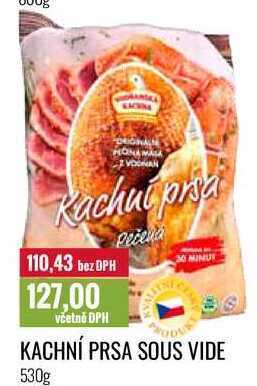 Ratio Kachní prsa sous vide, 530 g nabídka