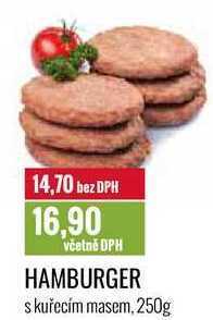 Ratio Hamburger s kuřecím masem, 250 g nabídka